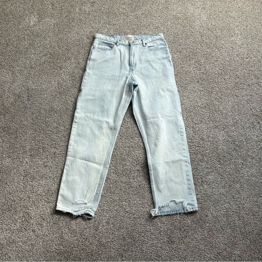 Light Wash Urban Outfitters Straight Leg Jeans